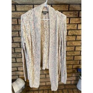 Natural Reflections Open‎ Front Cardigan